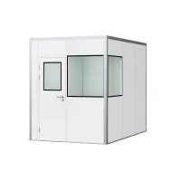 Systeemkantoor PREFAB-6: modulair, 2 ramen, 1 deur